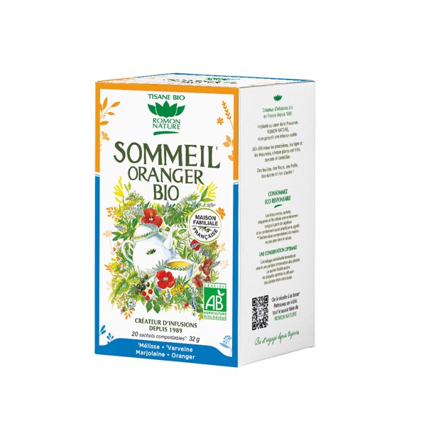 Romon Nature tisane bio Sommeil oranger — 20 sachets