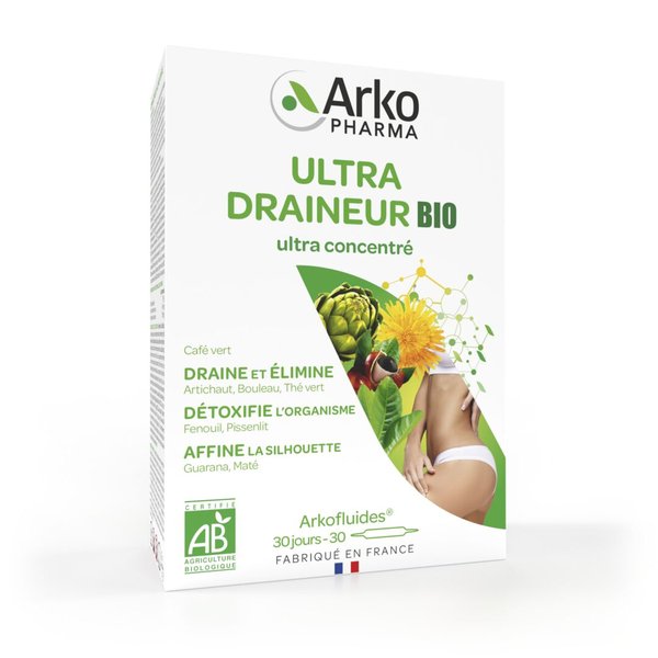 Arkofluides® Ultra Draineur BIO — 30 ampoules