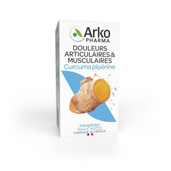 Arkogélules® Curcuma Pipérine — 40 gélules