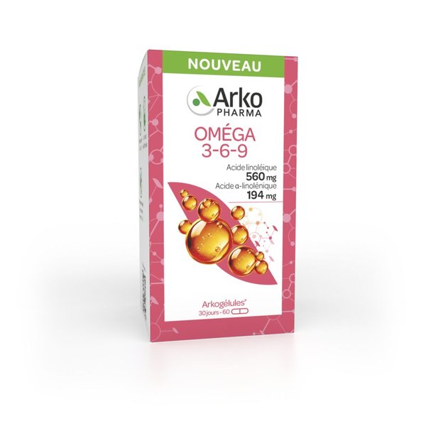 Arkogélules® Oméga 3-6-9 — 180 capsules