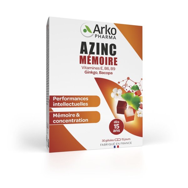 Azinc® Mémoire — 30 gélules
