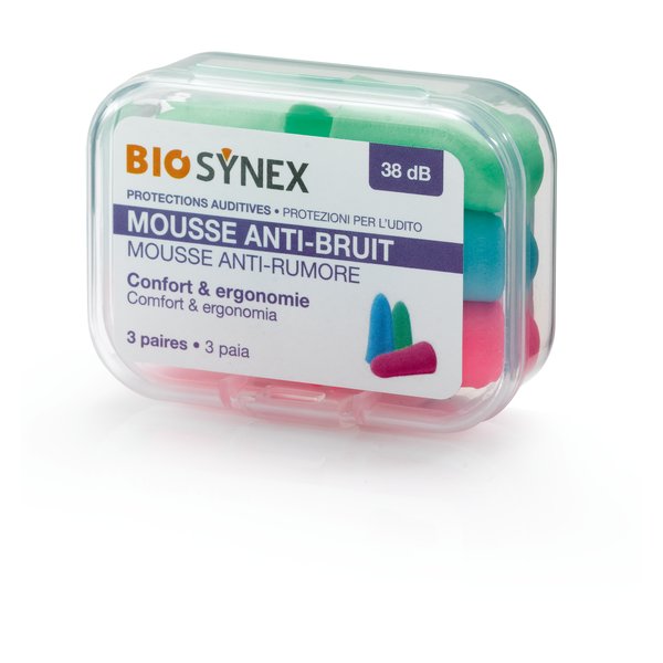 Biosynex protection auditiv mousse 3pair