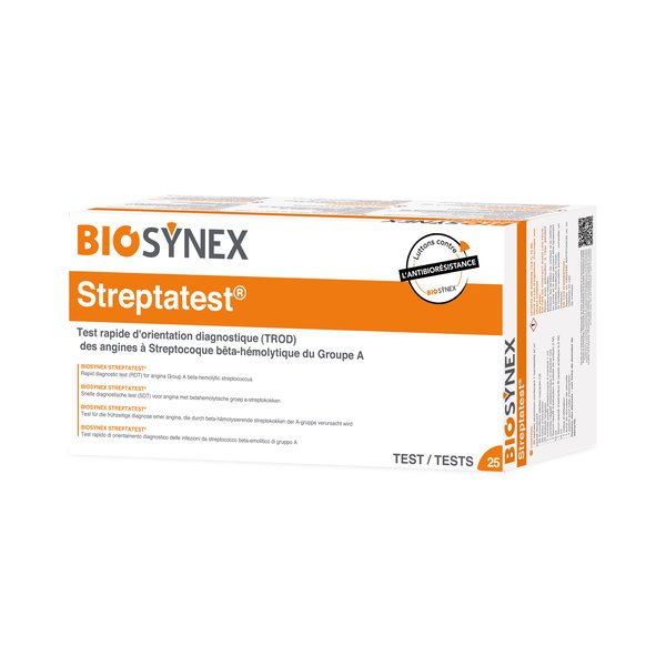 EXACTO PRO STREPTATEST ANGINE BT25