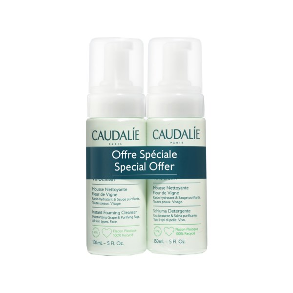 Caudalie vinoc mouss net 150 ml x2