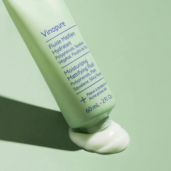 Fluide Matifiant Hydratant à la Poudre de Silice — 60 ml
