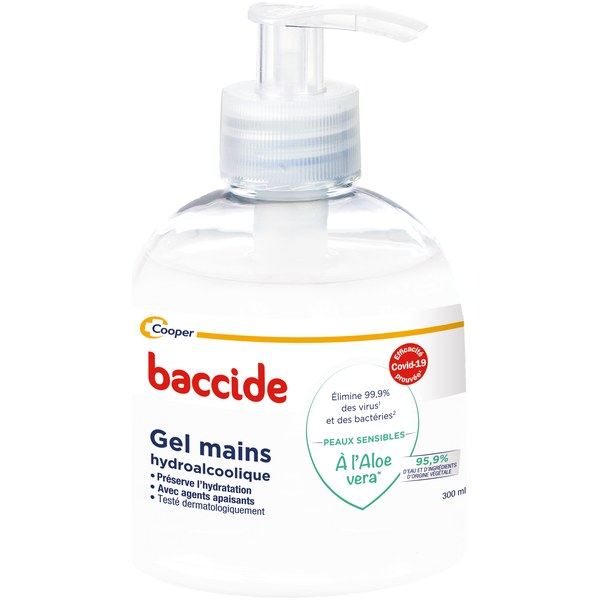 BACCIDE GEL MAIN S/RINCAGE300ML