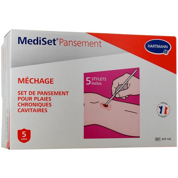 Mediset pansement mechage x5