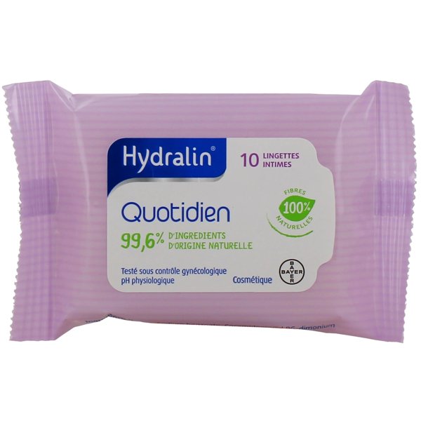 Hydralin quotidien lingettes sachet 10