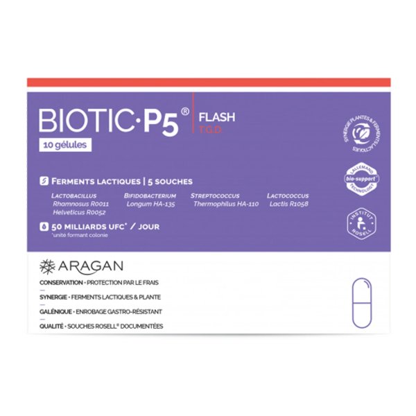 Aragan biotic p5 flash gelul 10