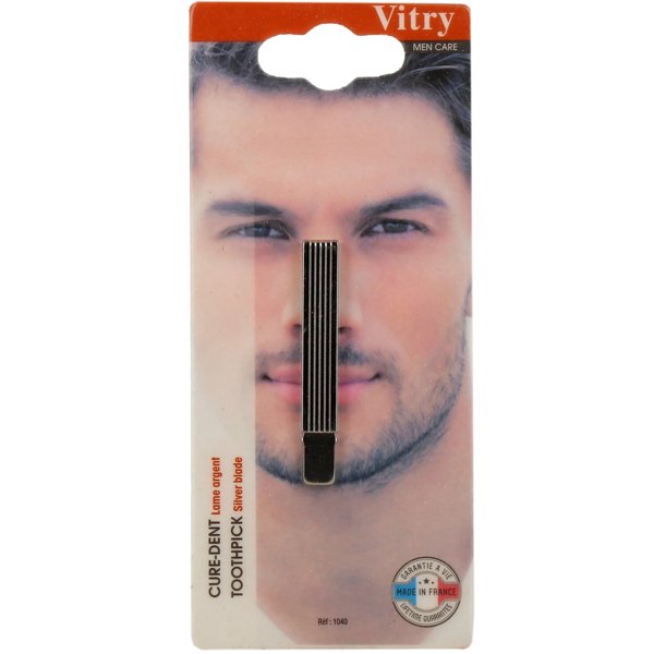Cure-dent vitry argent ref 40