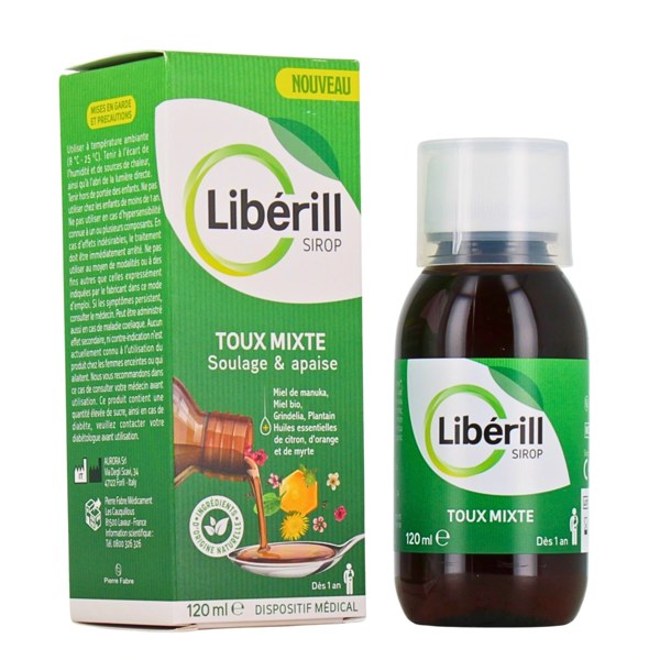 LIBERILL SIROP TOUX MIXTE 120ML