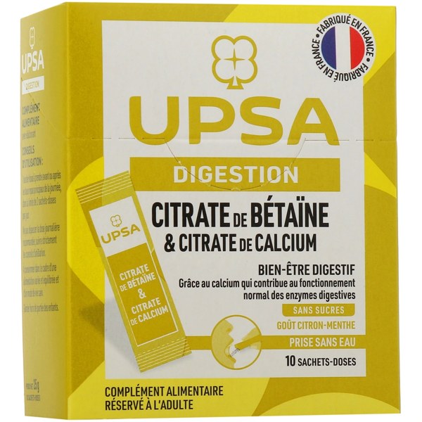 CITRATE BETAINE/CALCIUM UPSA DOS10