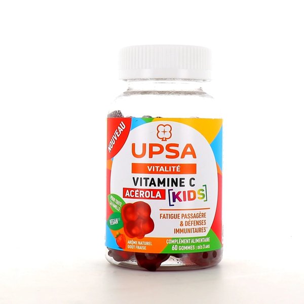 Upsa acerola vit c kids gomme 60