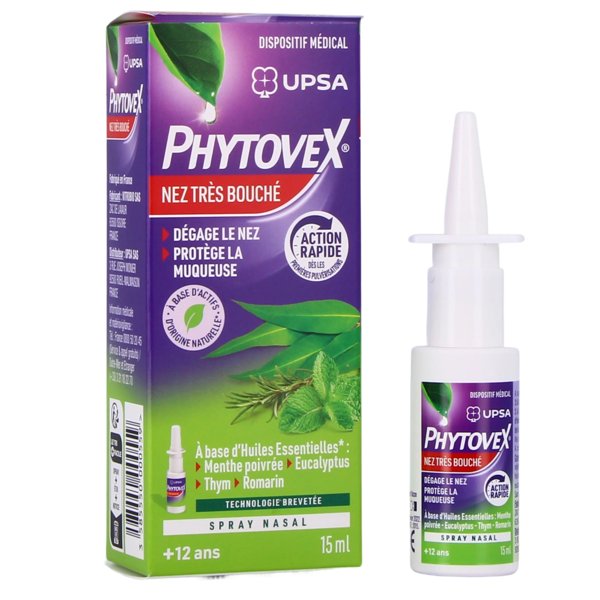Phytovex nez tres bouche spray 15 ml