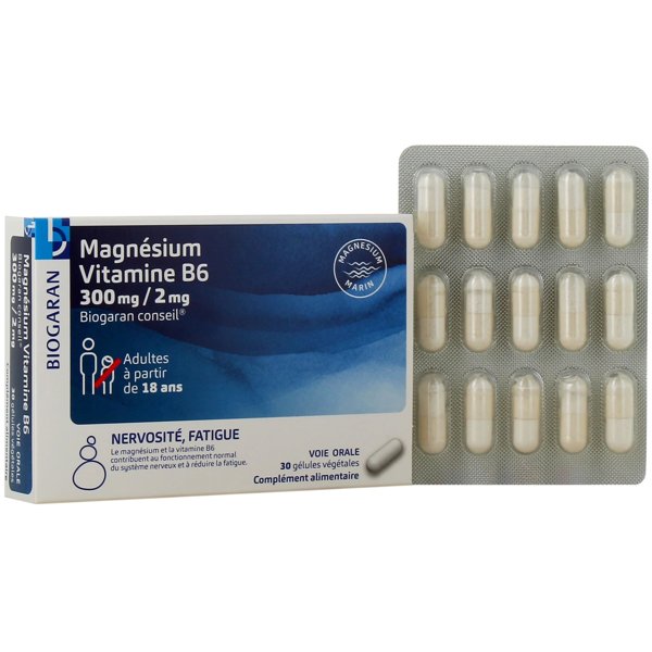 Biogaran mg/vit b6 300M/2 mg GELU30