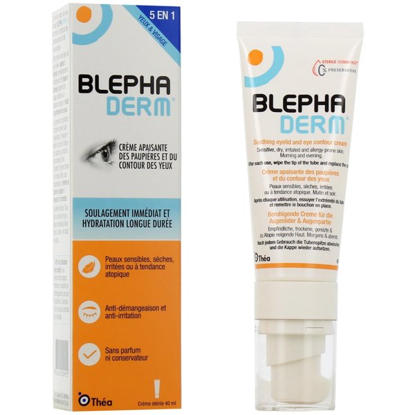 Blephaderm cr apais cont yeux 40 ml