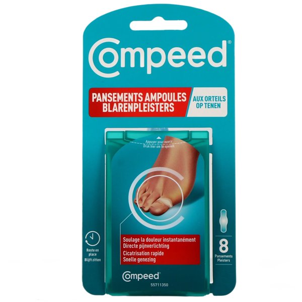 Compeed ampoules orteil 8