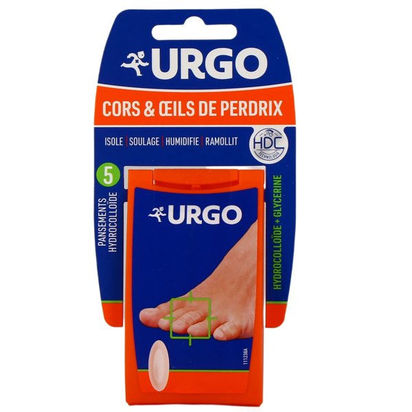Urgo trait cor/oeil perdrix pansement 5