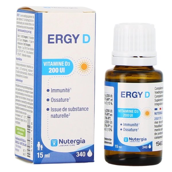 Ergy d 200ui gtte buv 15 ml