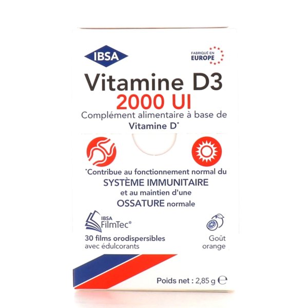 Vitamine d3 2000UI filmtec orod 30