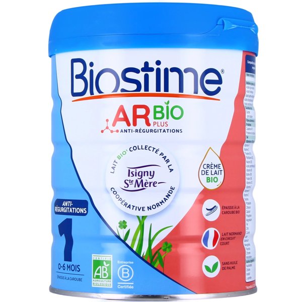 Biostime lait bio ar 0-12m 800 g