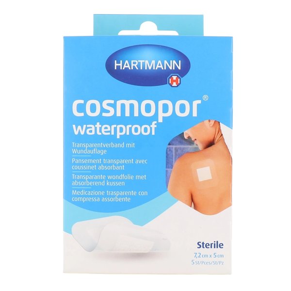 Cosmopor waterpr pansement 7,2CMX 5 cm 5