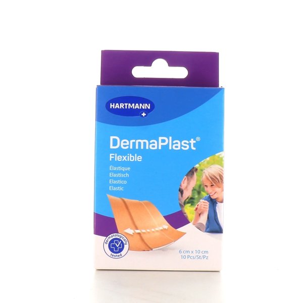 Dermaplast flexible pansement 6x 10 cm 10