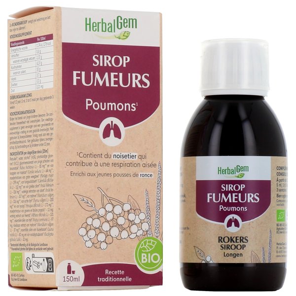 Herbalgem sirop fumeurs bio 150 ml