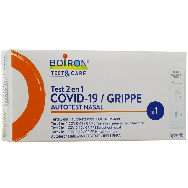 Autotest grippe covid boiron 1