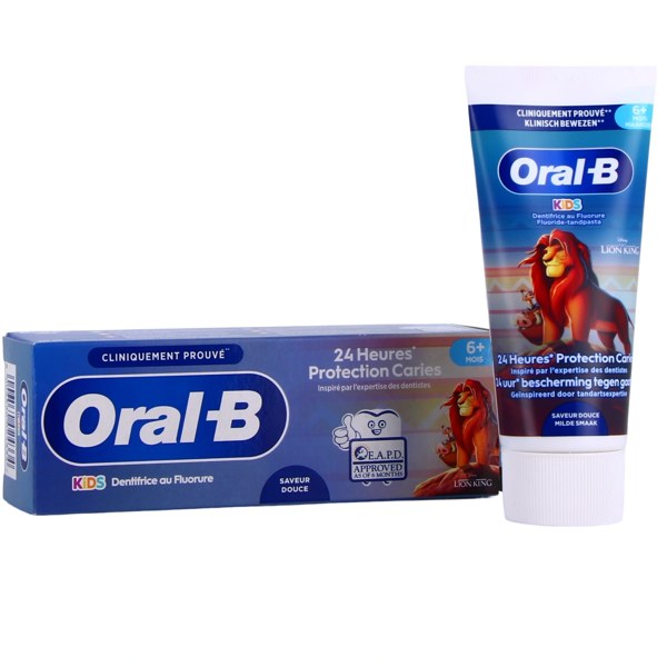 ORAL-B KIDS DENT ROI LION 6M+ 60ML