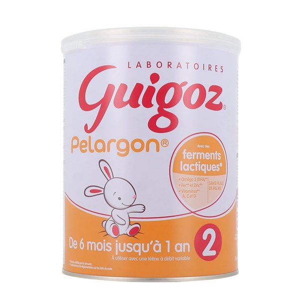 Guigoz lait pelargon 2age poudre 780 g