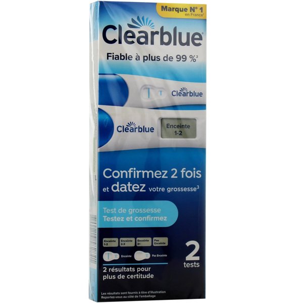 Clearblue test gross test&conf x2