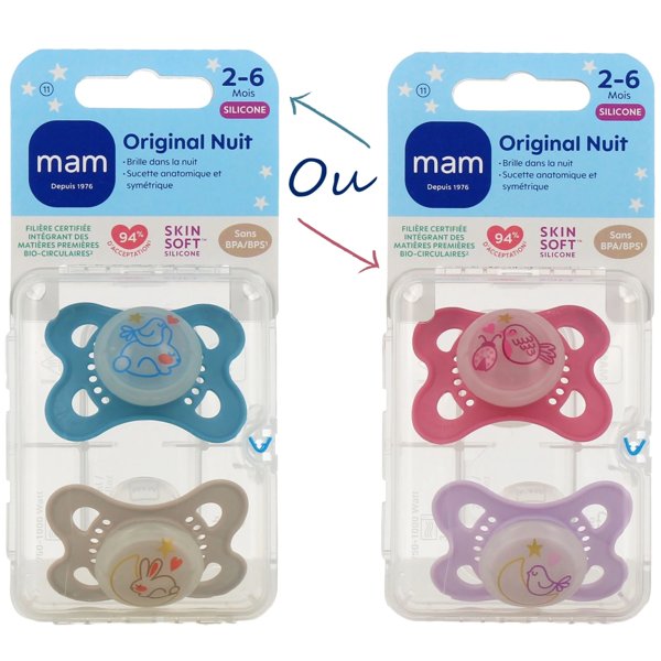 Sucet mam original nui sil 2-6m x2