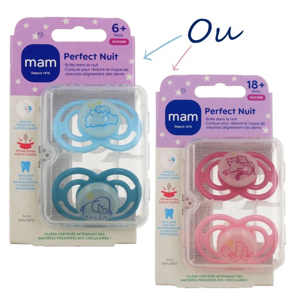 Sucet mam perfect nuit sil 6+m x2