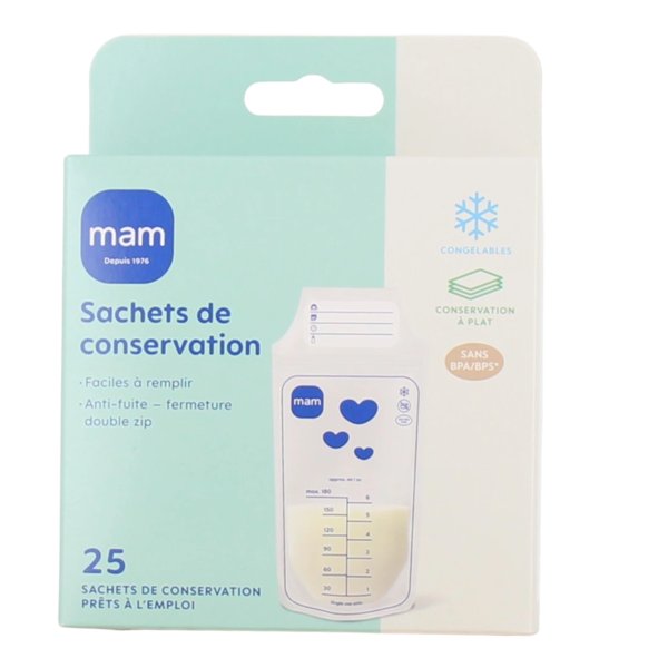 Mam sachet conservation 180 ml x25