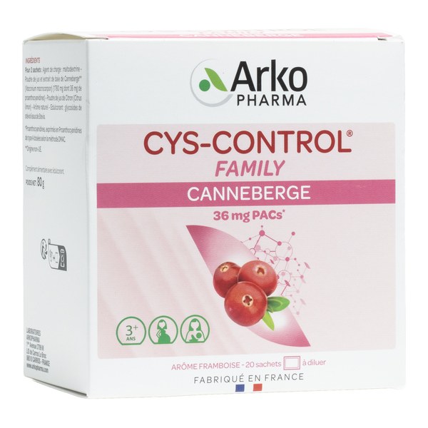 Arkopharma Cys-Control canneberge — 20 sachets