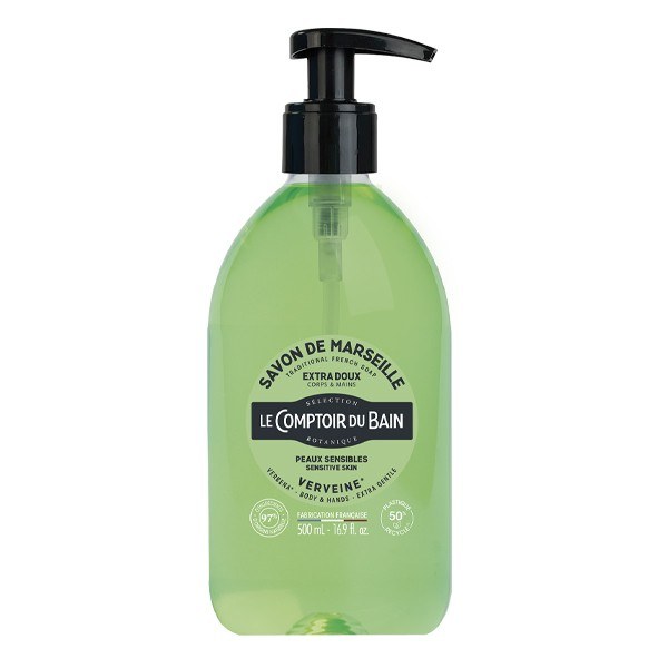 Le Comptoir du Bain Savon liquide de Marseille — verveine — 1 L