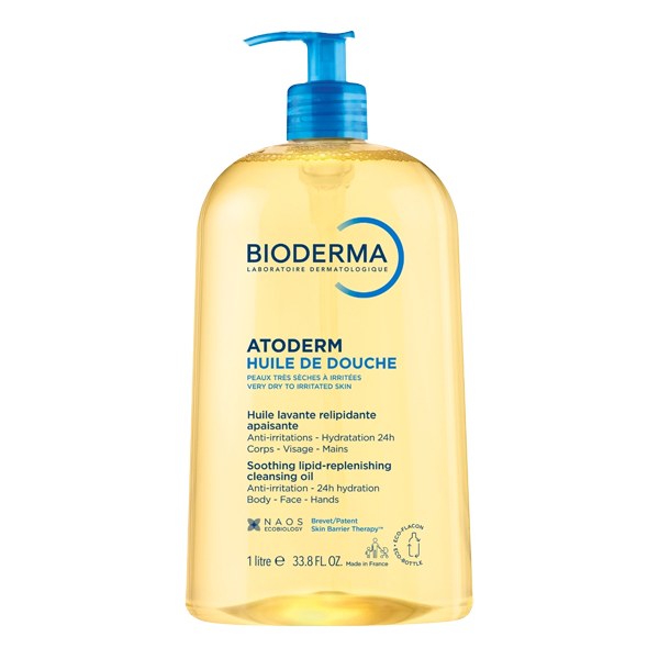 Bioderma Atoderm Huile de douche — peaux atopiques — 1 L