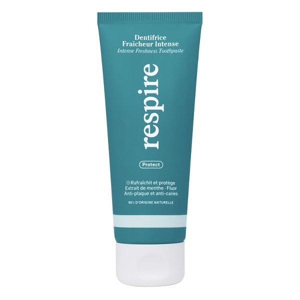 Respire Dentifrice fraîcheur intense au fluor — menthe — 75 ml