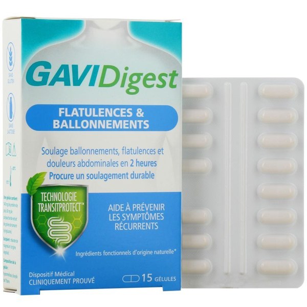 Gavidigest Ballonnement gélules — boîte de 15