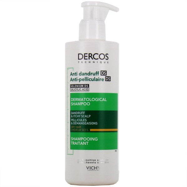 Vichy Dercos DS shampooing antipelliculaire cheveux secs — 390 ml