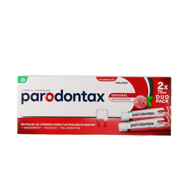 Parodontax Original dentifrice au fluor — lot de 2 tubes de 75 ml