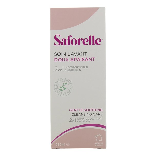 Saforelle soin lavant doux — flacon de 250 ml