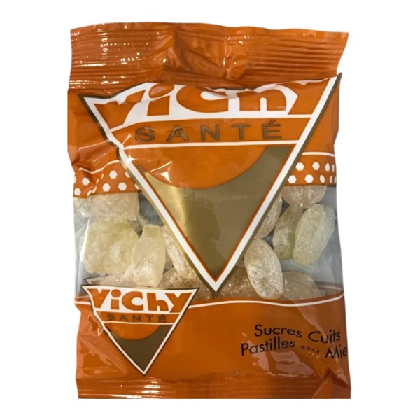 Pastilles de Vichy bonbons sucres cuits au miel — sachet de 100 g