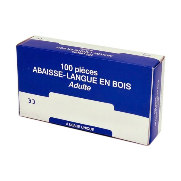 Cooper abaisse-langues en bois adulte — boîte de 100