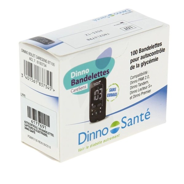 Dinno Santé CareSens bandelettes de glycémie