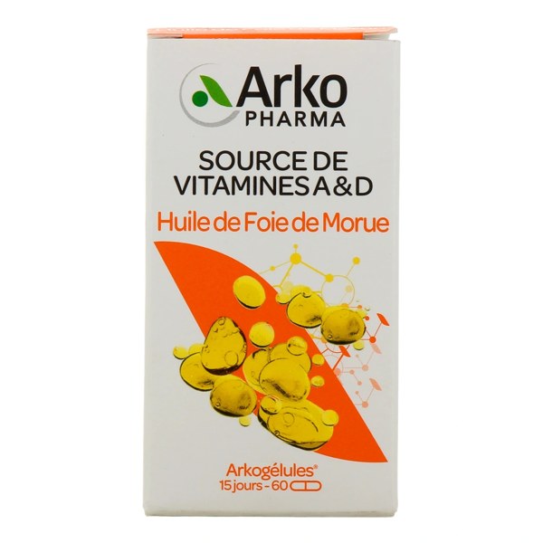 Arkogélules® Huile de Foie de Morue — 60 capsules