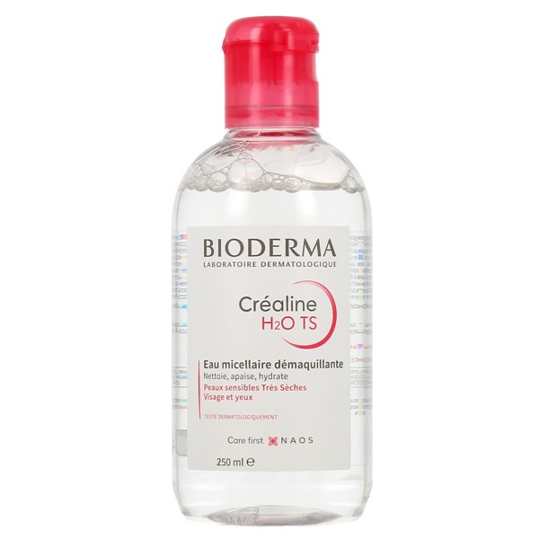 Bioderma Créaline TS H2O solution micellaire peaux très sèches — flacon