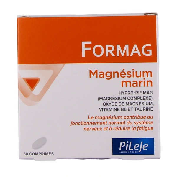 PiLeJe Formag magnésium — boîte de 30 comprimés