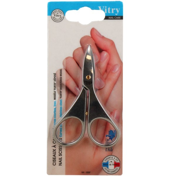 Ciseaux à ongles Vitry Furtif — lames courbes